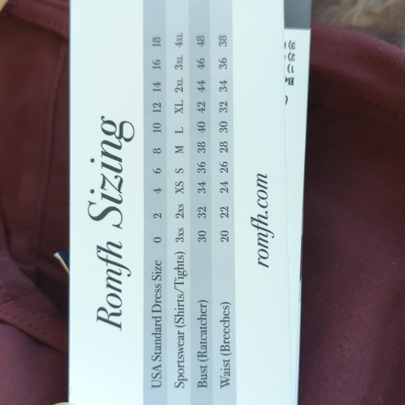 ✨NWT Romfh Champion 3 Button Full Seat 36R - Picture 9 of 10